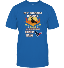 Broom Broke So I Became A Fan of Houston Texans  NFL Halloween Costume Men's T-Shirt Men's T-Shirt - belovedtshirt