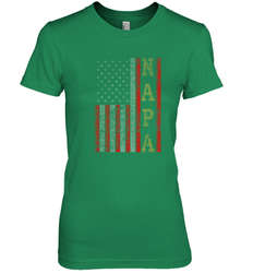 Cool Patriotic Napa US Flag Women's Premium T-Shirt