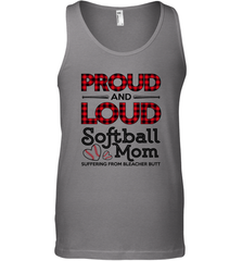 Proud And Loud Softball Mom Men's Tank Top Men's Tank Top - belovedtshirt