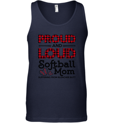 Proud And Loud Softball Mom Men's Tank Top Men's Tank Top - belovedtshirt