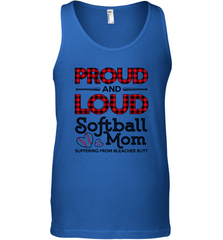 Proud And Loud Softball Mom Men's Tank Top Men's Tank Top - belovedtshirt