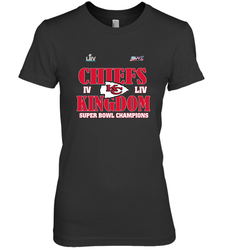 NFL Kansas City Chiefs Logo super bowl champions IV LIV Women's Premium T-Shirt