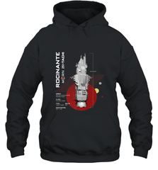 The Expanse Rocinante Ship Hooded Sweatshirt Hooded Sweatshirt - belovedtshirt