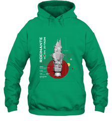 The Expanse Rocinante Ship Hooded Sweatshirt Hooded Sweatshirt - belovedtshirt