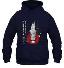 The Expanse Rocinante Ship Hooded Sweatshirt Hooded Sweatshirt - belovedtshirt