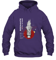 The Expanse Rocinante Ship Hooded Sweatshirt Hooded Sweatshirt - belovedtshirt
