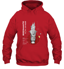 The Expanse Rocinante Ship Hooded Sweatshirt Hooded Sweatshirt - belovedtshirt
