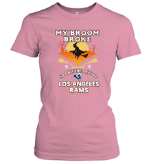 Broom Broke So I Became A Fan of Los Angeles Rams   NFL Halloween Costume Women's T-Shirt Women's T-Shirt - belovedtshirt