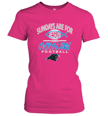 Sundays Are For Jesus and Carolina Funny Christian Football Women's T-Shirt Women's T-Shirt - belovedtshirt