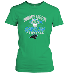 Sundays Are For Jesus and Carolina Funny Christian Football Women's T-Shirt Women's T-Shirt - belovedtshirt