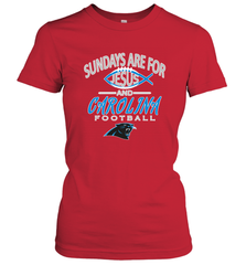 Sundays Are For Jesus and Carolina Funny Christian Football Women's T-Shirt Women's T-Shirt - belovedtshirt