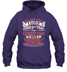 NFL The Only Thing I Love More Than Being A Kansas City Chiefs Fan Is Being A Papa Football Hooded Sweatshirt Hooded Sweatshirt - belovedtshirt
