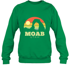 Moab Utah Vintage Sunset Arches Adventure Outdoors Crewneck Sweatshirt Crewneck Sweatshirt - belovedtshirt