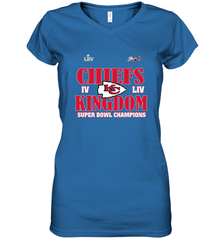NFL Kansas City Chiefs Logo super bowl champions IV LIV Women's V-Neck T-Shirt Women's V-Neck T-Shirt - belovedtshirt