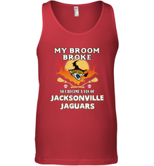 Broom Broke So I Became A Fan of Jacksonville Jaguars NFL Halloween Costume Men's Tank Top Men's Tank Top - belovedtshirt