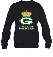 NFL Green Bay Packers Logo Champion Crown Crewneck Sweatshirt Crewneck Sweatshirt - belovedtshirt