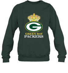 NFL Green Bay Packers Logo Champion Crown Crewneck Sweatshirt Crewneck Sweatshirt - belovedtshirt