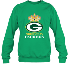 NFL Green Bay Packers Logo Champion Crown Crewneck Sweatshirt Crewneck Sweatshirt - belovedtshirt