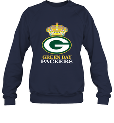 NFL Green Bay Packers Logo Champion Crown Crewneck Sweatshirt