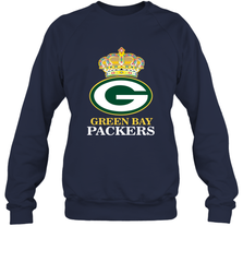 NFL Green Bay Packers Logo Champion Crown Crewneck Sweatshirt Crewneck Sweatshirt - belovedtshirt