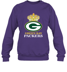 NFL Green Bay Packers Logo Champion Crown Crewneck Sweatshirt Crewneck Sweatshirt - belovedtshirt