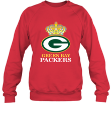 NFL Green Bay Packers Logo Champion Crown Crewneck Sweatshirt Crewneck Sweatshirt - belovedtshirt