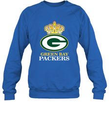 NFL Green Bay Packers Logo Champion Crown Crewneck Sweatshirt Crewneck Sweatshirt - belovedtshirt