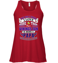 NFL The Only Thing I Love More Than Being A Minnesota Vikings Fan Is Being A Papa Football Women's Racerback Tank