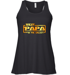 The best Papa in the galaxy Women's Racerback Tank
