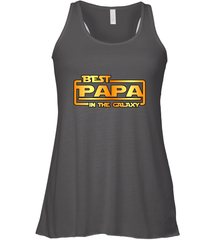 The best Papa in the galaxy Women's Racerback Tank Women's Racerback Tank - belovedtshirt