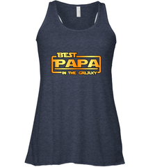 The best Papa in the galaxy Women's Racerback Tank Women's Racerback Tank - belovedtshirt