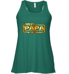The best Papa in the galaxy Women's Racerback Tank Women's Racerback Tank - belovedtshirt