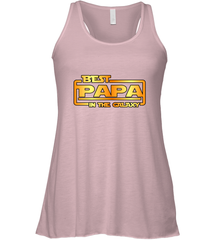 The best Papa in the galaxy Women's Racerback Tank Women's Racerback Tank - belovedtshirt