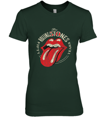 Mens The Rolling Stones 50th Anniversary Logo Women's Premium T-Shirt Women's Premium T-Shirt - belovedtshirt