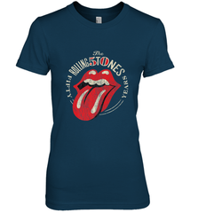 Mens The Rolling Stones 50th Anniversary Logo Women's Premium T-Shirt Women's Premium T-Shirt - belovedtshirt