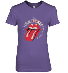 Mens The Rolling Stones 50th Anniversary Logo Women's Premium T-Shirt Women's Premium T-Shirt - belovedtshirt