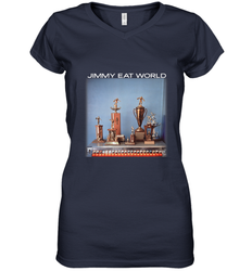 Jimmy Eat World Bleed American Official Merch Women's V-Neck T-Shirt