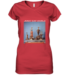 Jimmy Eat World Bleed American Official Merch Women's V-Neck T-Shirt Women's V-Neck T-Shirt - belovedtshirt