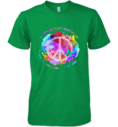 Woodstocks 50th Anniversary Peace Love tee Men's Premium T-Shirt