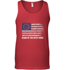 Patriotic 1776 Tee Respect the Flag Stand up for Betsy Ross Men's Tank Top Men's Tank Top - belovedtshirt