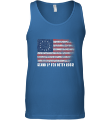 Patriotic 1776 Tee Respect the Flag Stand up for Betsy Ross Men's Tank Top Men's Tank Top - belovedtshirt