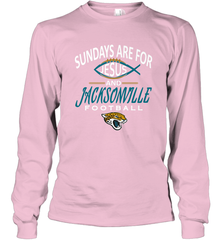 Sundays Are For Jesus and Jacksonville Funny Football Long Sleeve T-Shirt Long Sleeve T-Shirt - belovedtshirt