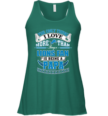 NFL The Only Thing I Love More Than Being A Detroit Lions Fan Is Being A Papa Football Women's Racerback Tank Women's Racerback Tank - belovedtshirt