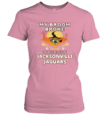 Broom Broke So I Became A Fan of Jacksonville Jaguars NFL Halloween Costume Women's T-Shirt Women's T-Shirt - belovedtshirt