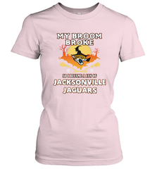 Broom Broke So I Became A Fan of Jacksonville Jaguars NFL Halloween Costume Women's T-Shirt Women's T-Shirt - belovedtshirt