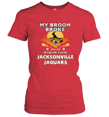Broom Broke So I Became A Fan of Jacksonville Jaguars NFL Halloween Costume Women's T-Shirt Women's T-Shirt - belovedtshirt