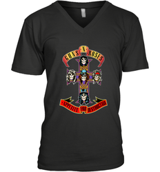 Guns N' Roses Classic Cross Logo Men's V-Neck