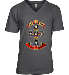 Guns N' Roses Classic Cross Logo Men's V-Neck Men's V-Neck - belovedtshirt