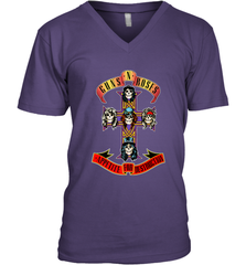 Guns N' Roses Classic Cross Logo Men's V-Neck Men's V-Neck - belovedtshirt