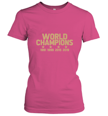 Us women's soccer team win world champions 4 four title 2019 Women's T-Shirt Women's T-Shirt - belovedtshirt